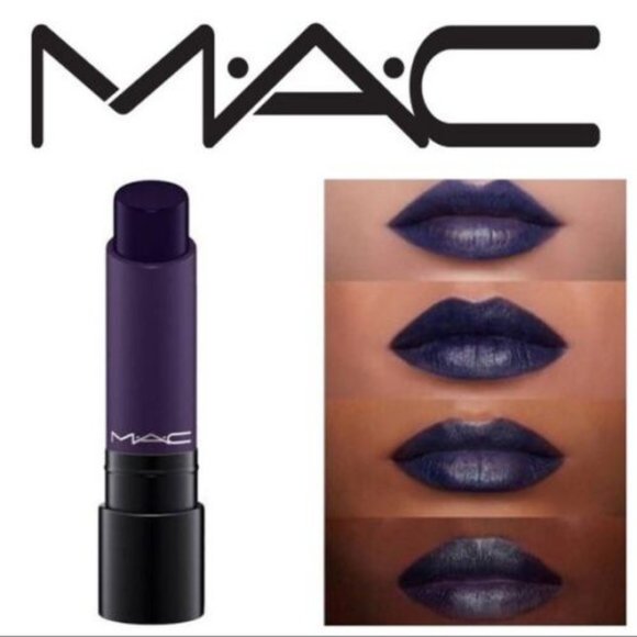 💙💋💄MAC LIPSTICKS IN  BLUE BEAT💄💋💙 BRAND NEW IN BOX - Picture 2 of 6